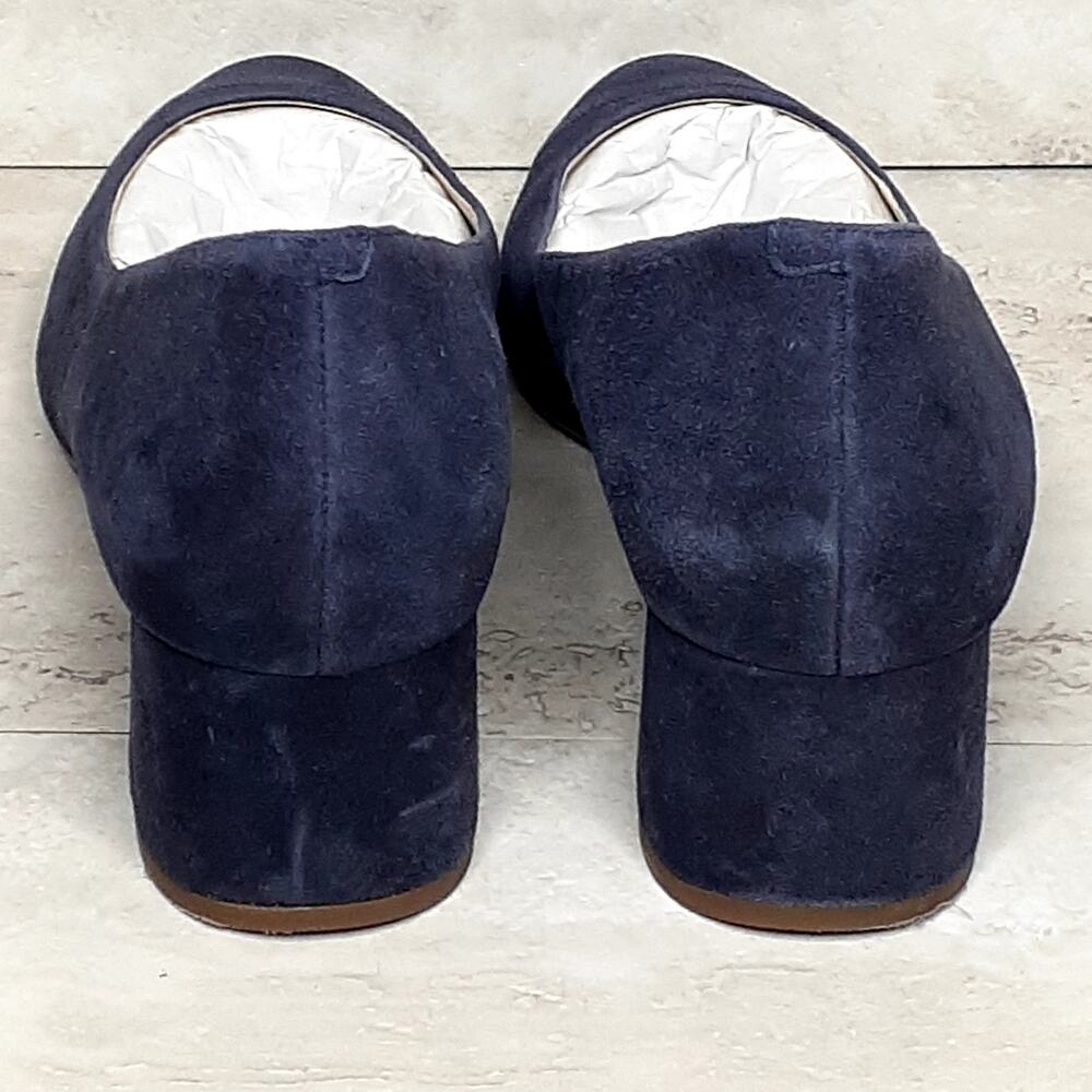 Ladies Cole Haan The Go To Pump Grand OS Suede Blue Pumps Size 10.5 - Picture 3 of 9